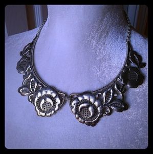 Brighton Silver Floral Necklace